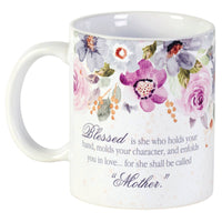 Mother Blessed Is She Ceramic Mug