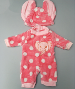 Pyjama de costume d'animal pour poupée de 18 pouces