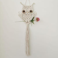 The New Cotton Cord Woven Tapestry Owl Wall Hangings
