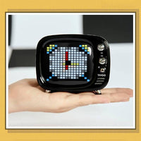 Pixel Art Bluetooth Alarm Clock Speaker