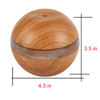 Mini difusor de grano de madera