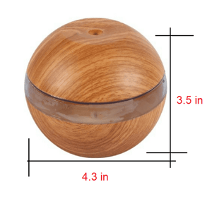 Mini difusor de grano de madera