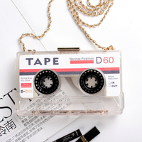 Retro Cassette Tape Purse
