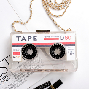 Retro Cassette Tape Purse
