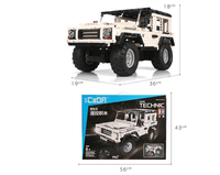 Double Eagle Building Block Remote Control Vehicle Land Rover Guard C51004 Off-road Vehicle Assembly
