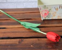 Fleur de tulipe artificielle unique
