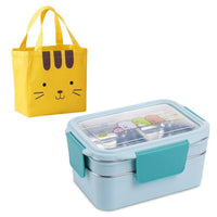 Stainless Steel Insulated Lunch Box & Bag