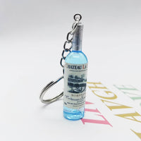 Mini Wine Bottle Keychains