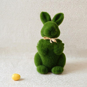 Figurine de lapin de Pâques en mousse