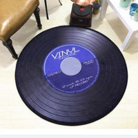 Vinyl Record Round Rugs