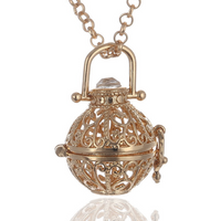 Aromatherapy Essential Oil Lava Stone Diffuser Necklace