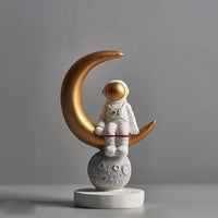 Acentos decorativos de astronauta
