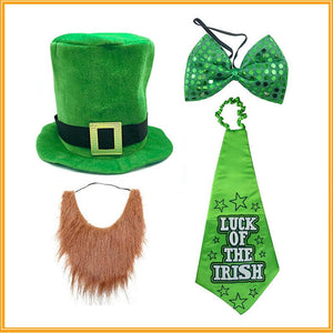 Accesorios para disfraces del día de San Patricio irlandés de la suerte