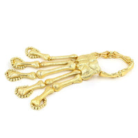 Skeleton Hand Finger Linked Bracelet
