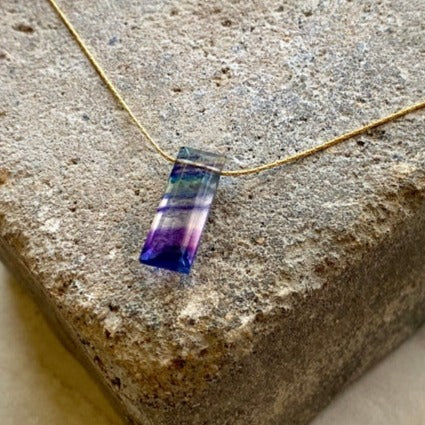 Tiana Rainbow Fluorite Necklace