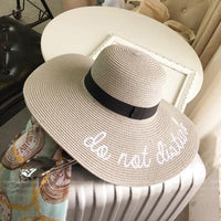 Do Not Disturb Embroidered Sun Hats