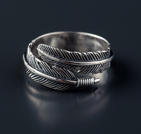 Feather Wrap Ring
