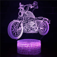 Luces LED 3D para motocicletas