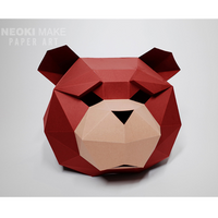 Máscaras de papel creativas de bricolaje