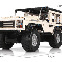 Double Eagle Building Block Remote Control Vehicle Land Rover Guard C51004 Off-road Vehicle Assembly
