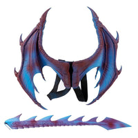Accesorios para disfraces de alas y cola de dragón
