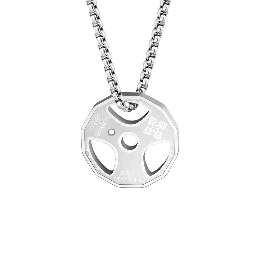 Stainless Steel Fitness Gym Necklace