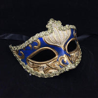 Máscaras de disfraces de diseño veneciano pintadas a mano
