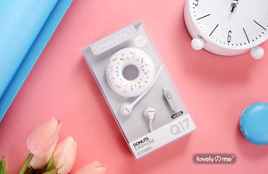 Donut Earbuds and Wind-up Case