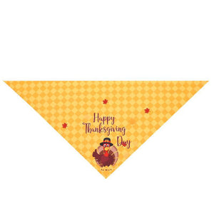 Écharpe bandana pour animaux de compagnie de Thanksgiving