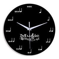 Music Is Life Creative Wall Clock