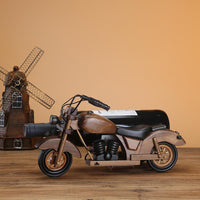 Botellero de madera para motocicleta