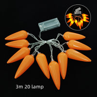 Decorative LED Colored Lamp String Hollow Eggs
