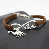 Dinosaur Infinity Love Bracelets
