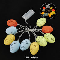 Lámpara LED decorativa de colores Cadena de huevos huecos