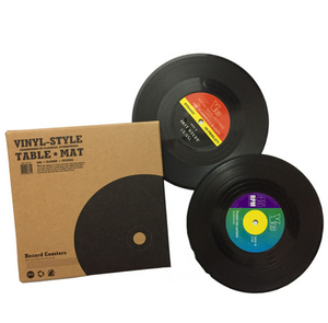 Vinyl Record Retro Coasters