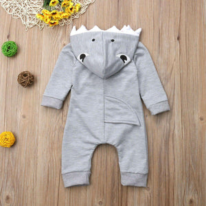 Hooded Shark Jumpsuit (Baby)