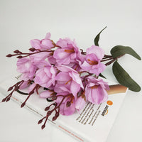 Fleurs artificielles de magnolia freesia 