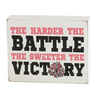 Sports Battle Victory Box Signs
