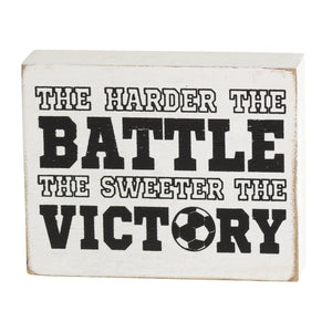 Sports Battle Victory Box Signs