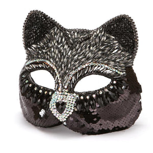 Sequin and Crystal Festival Mask