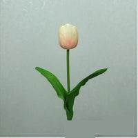 Fleur artificielle de tulipe en PU simple, mini simple