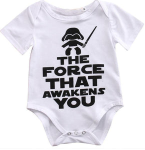 The Force That Awakens You Printed Onesie (Baby/Toddler)