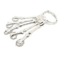 Skeleton Hand Finger Linked Bracelet
