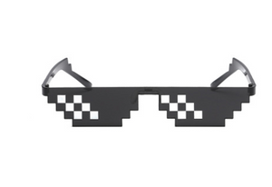 Gafas de sol de píxeles codificados