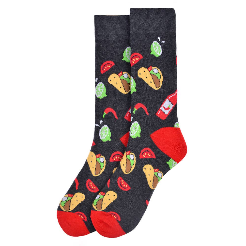 Tacos Novelty Socks (Mens)