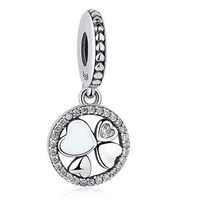 Clover Tree of Life Bead Hanging Charms