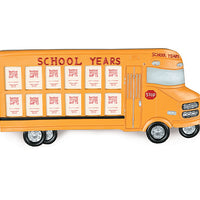 School Bus Shaped Picture Frame