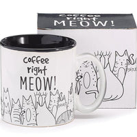 Taza de cerámica Coffee Right Meow