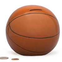 Huchas de cerámica con forma de pelota deportiva