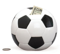 Ceramic Sports Ball Shape Coin Banks
